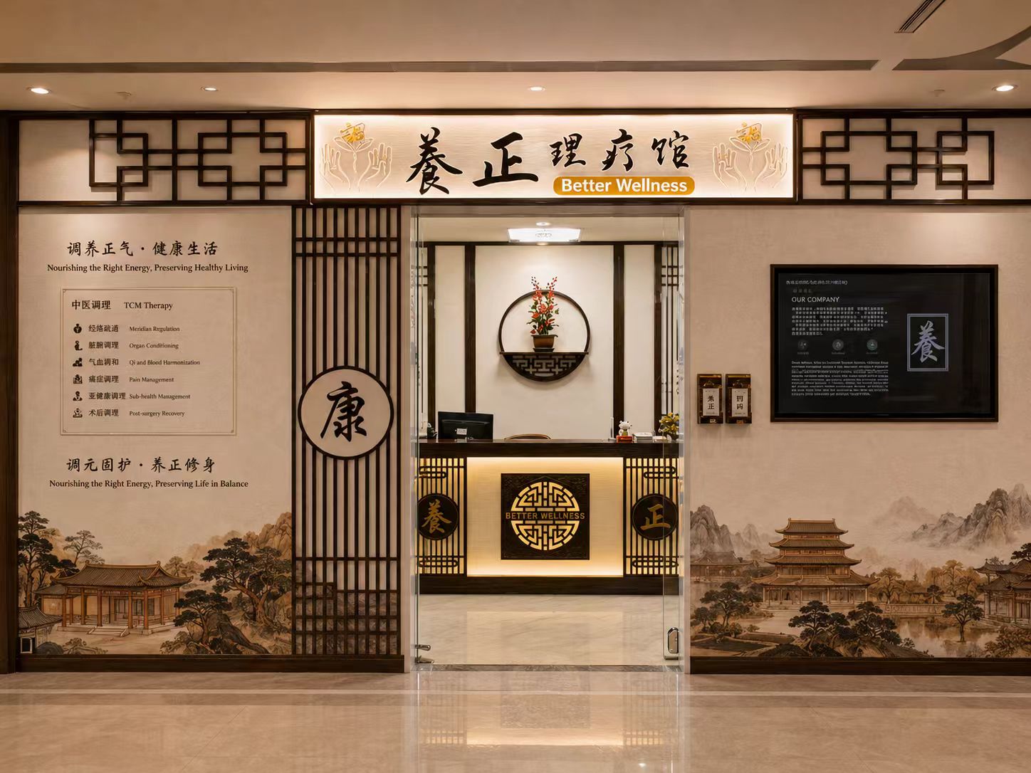 The Better Wellness 養正理疗馆 storefront at Far East Plaza, Orchard Road