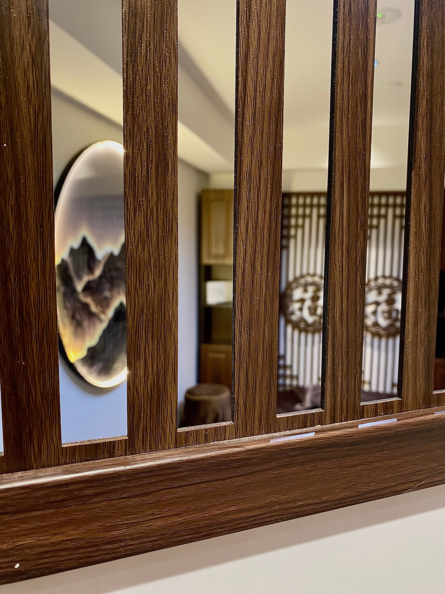 Painted folding screens